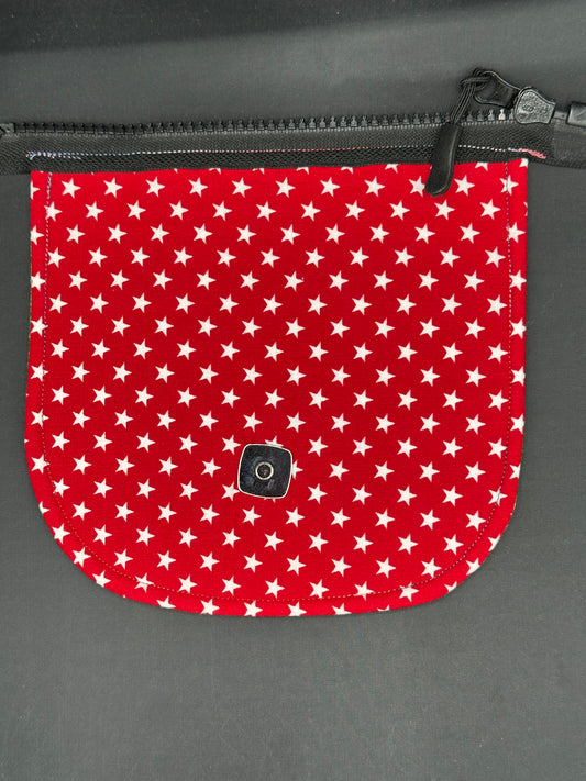 4th July dogs in pickup 7" purse flap