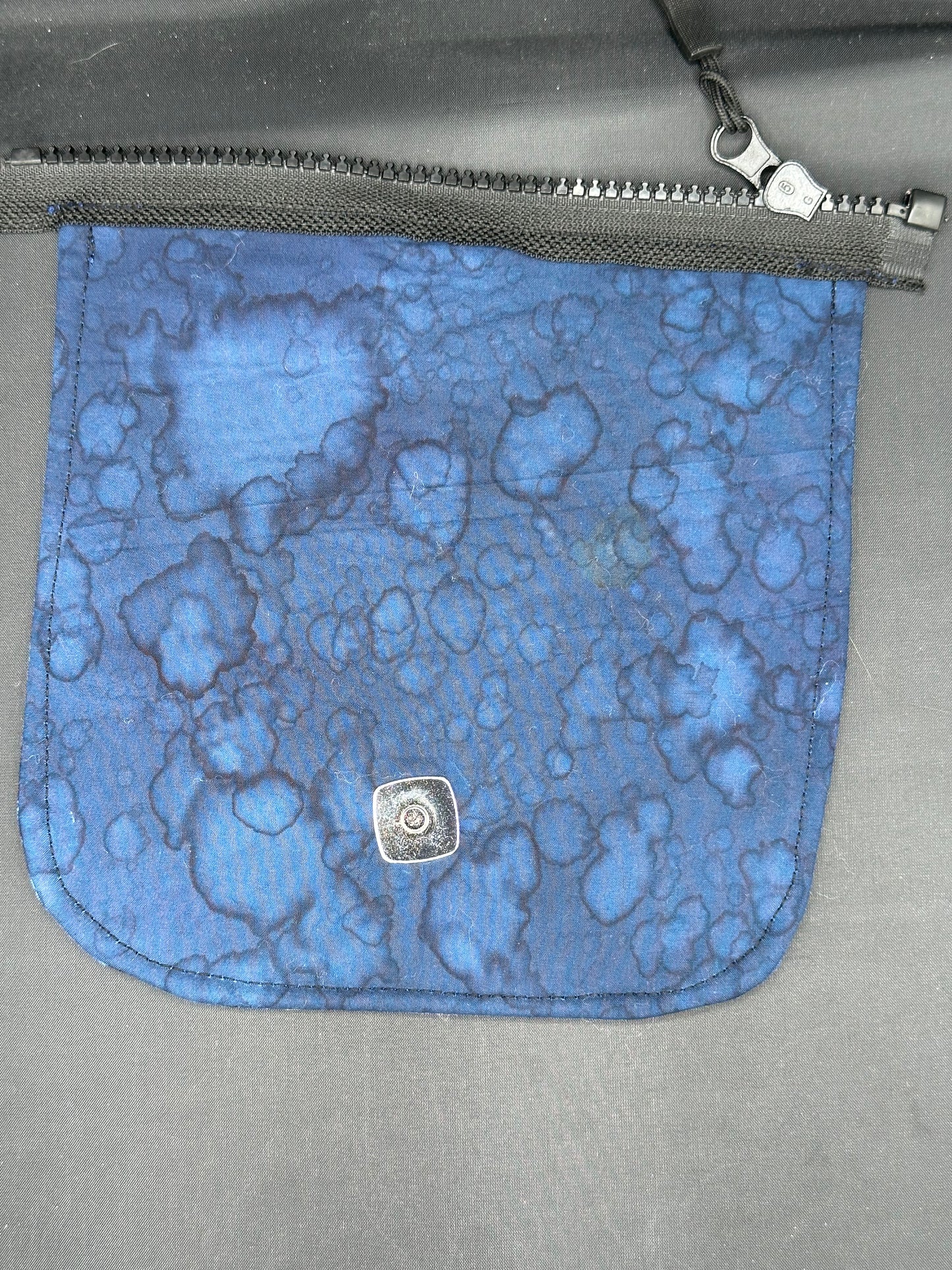 white horses 7" purse flap