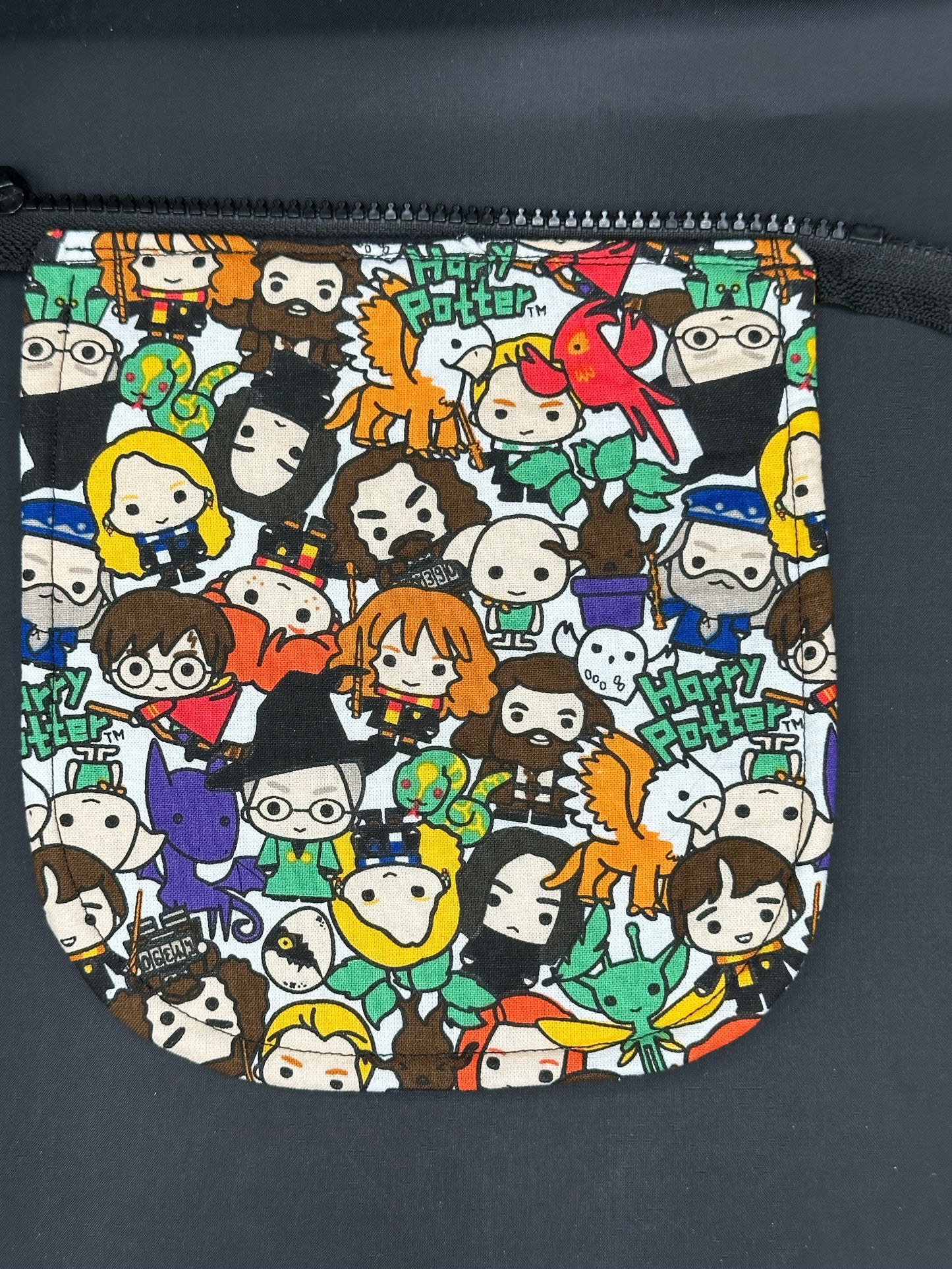 Harry Potter characters 7" purse flap