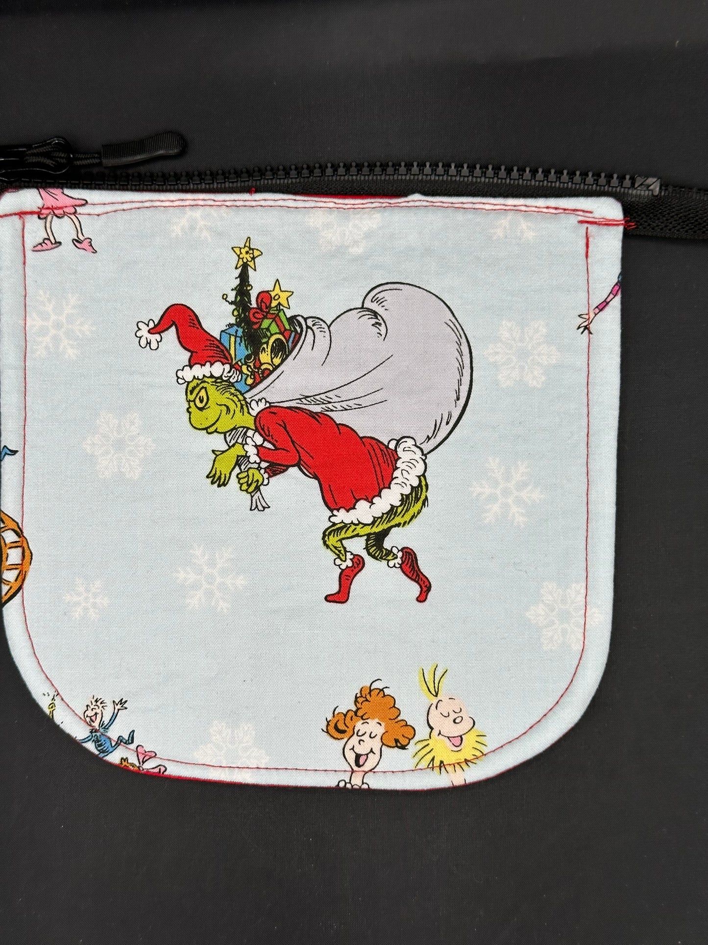 Grinch - 7" purse flap