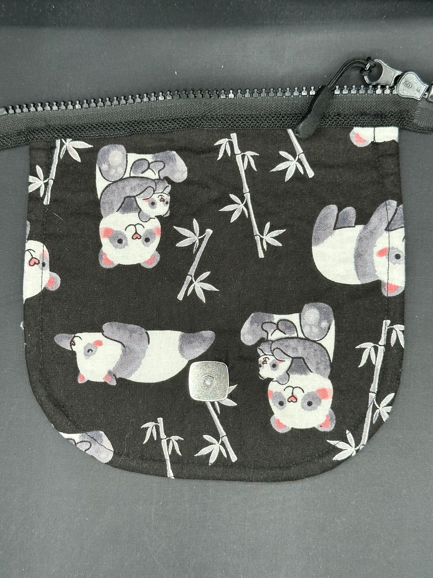 pandas 7" purse flap