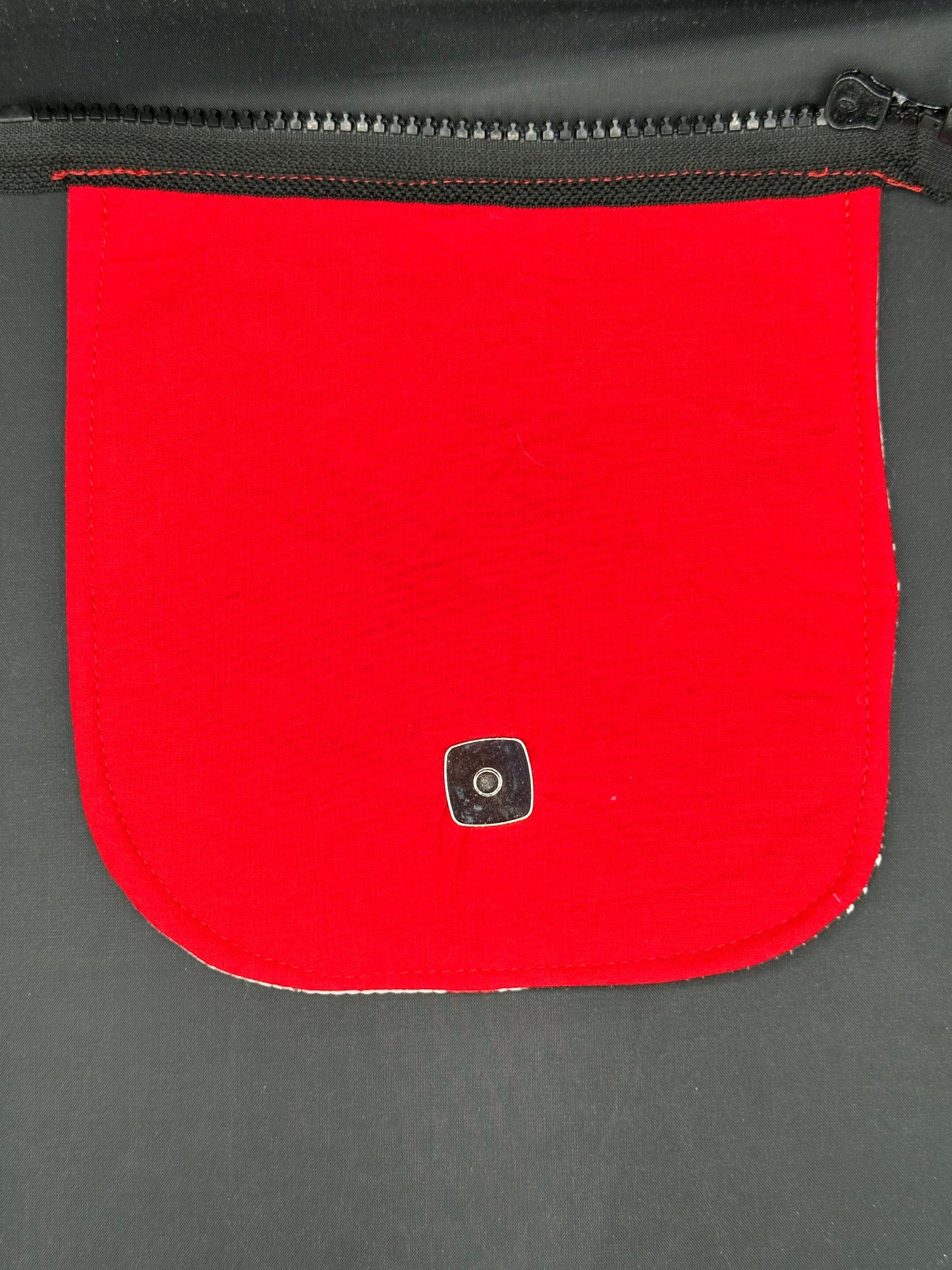 Christmas Kitty 7" purse flap