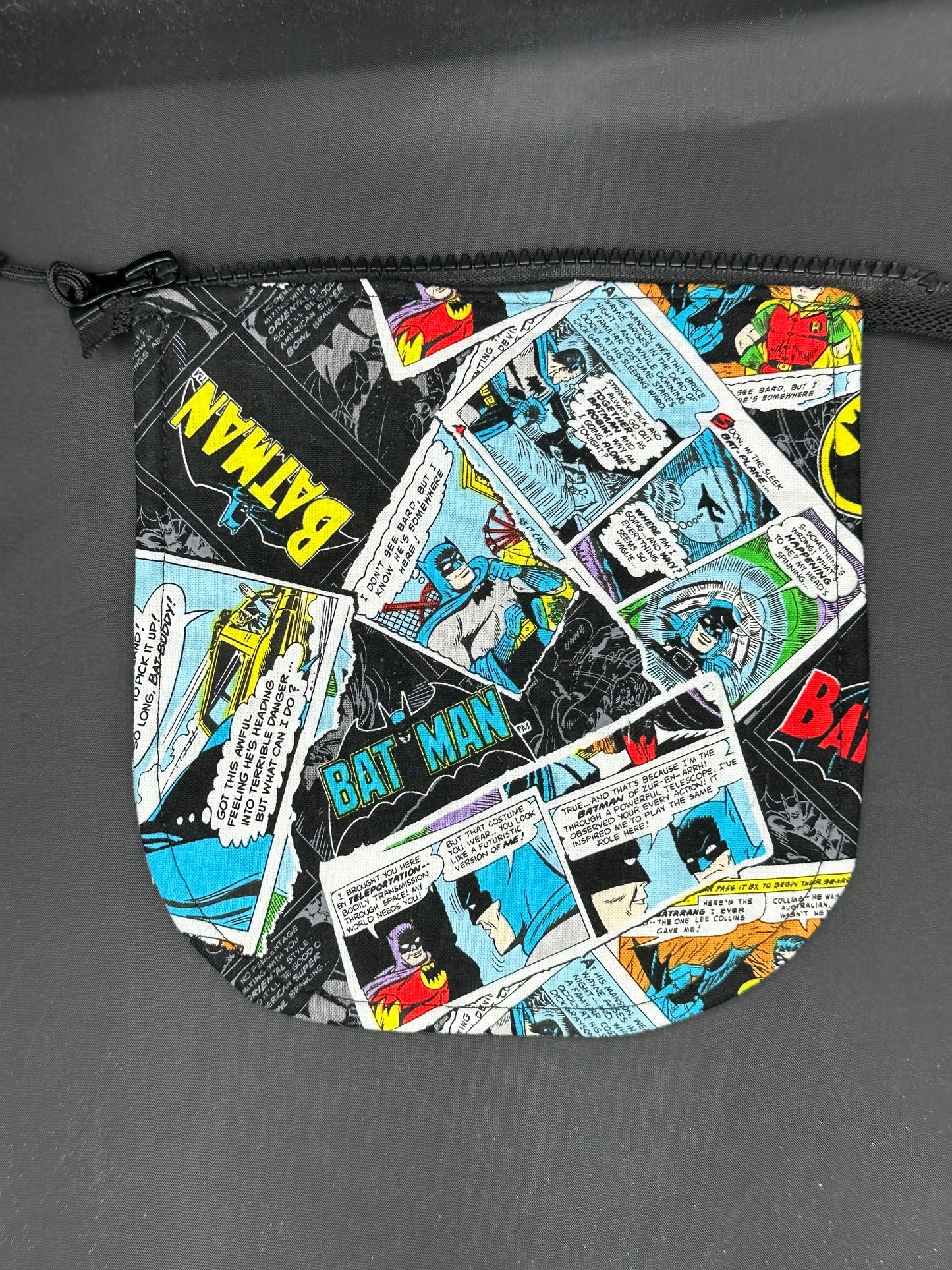 batman comic 7" purse flap