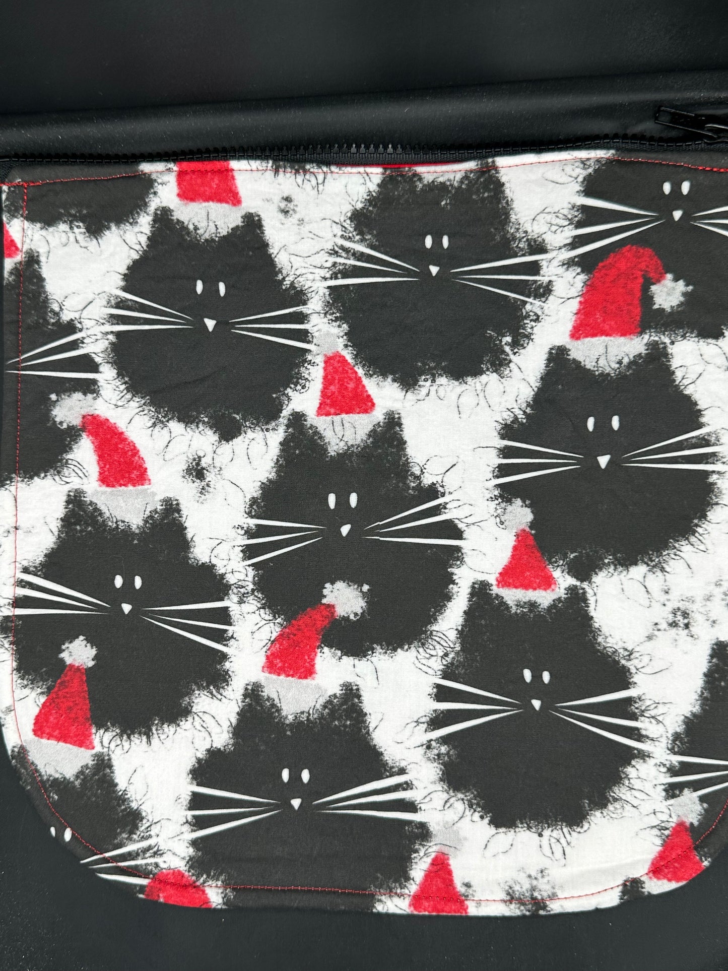 Christmas cats 12" purse flap