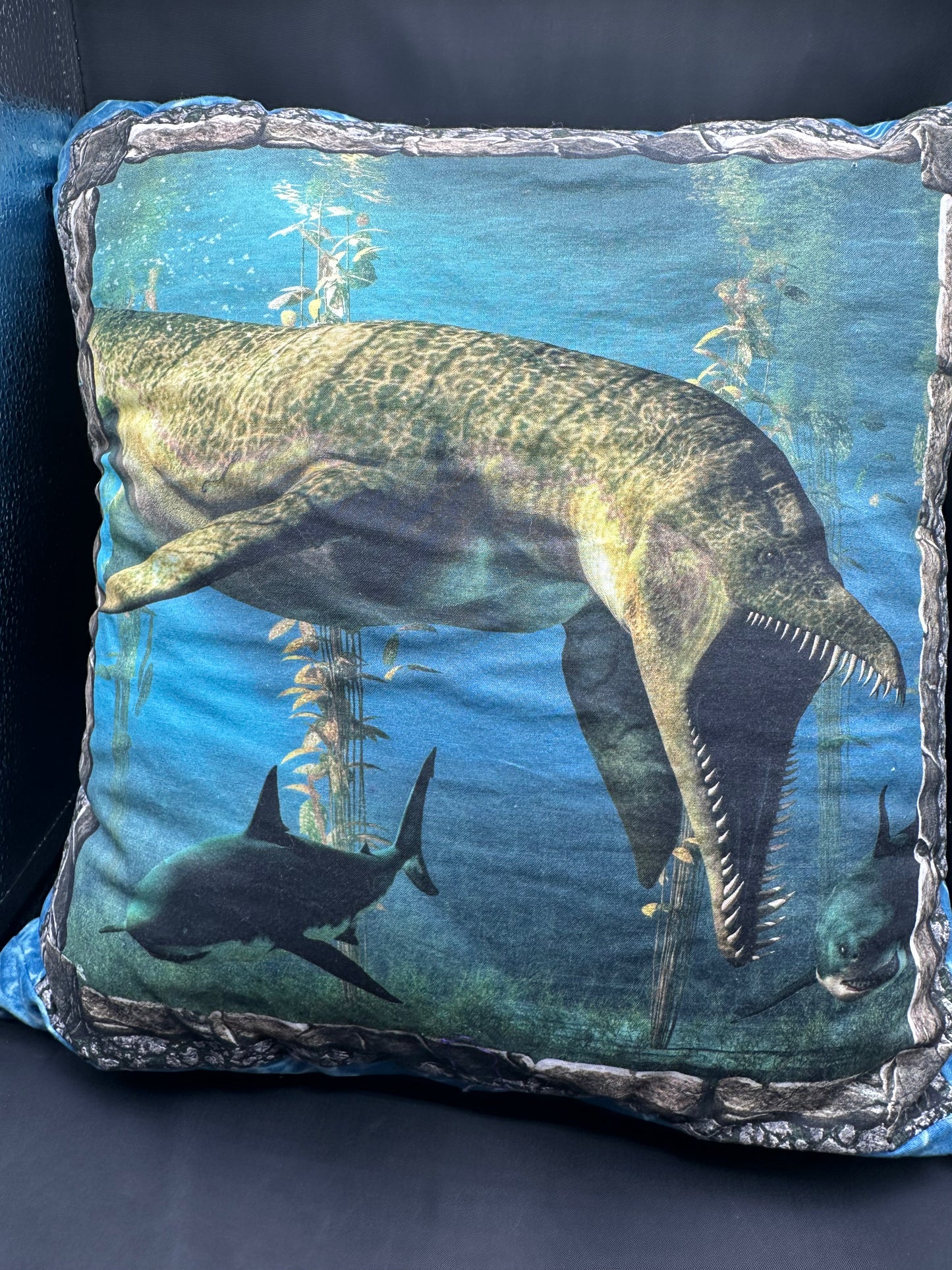 Mosasaurus pillow