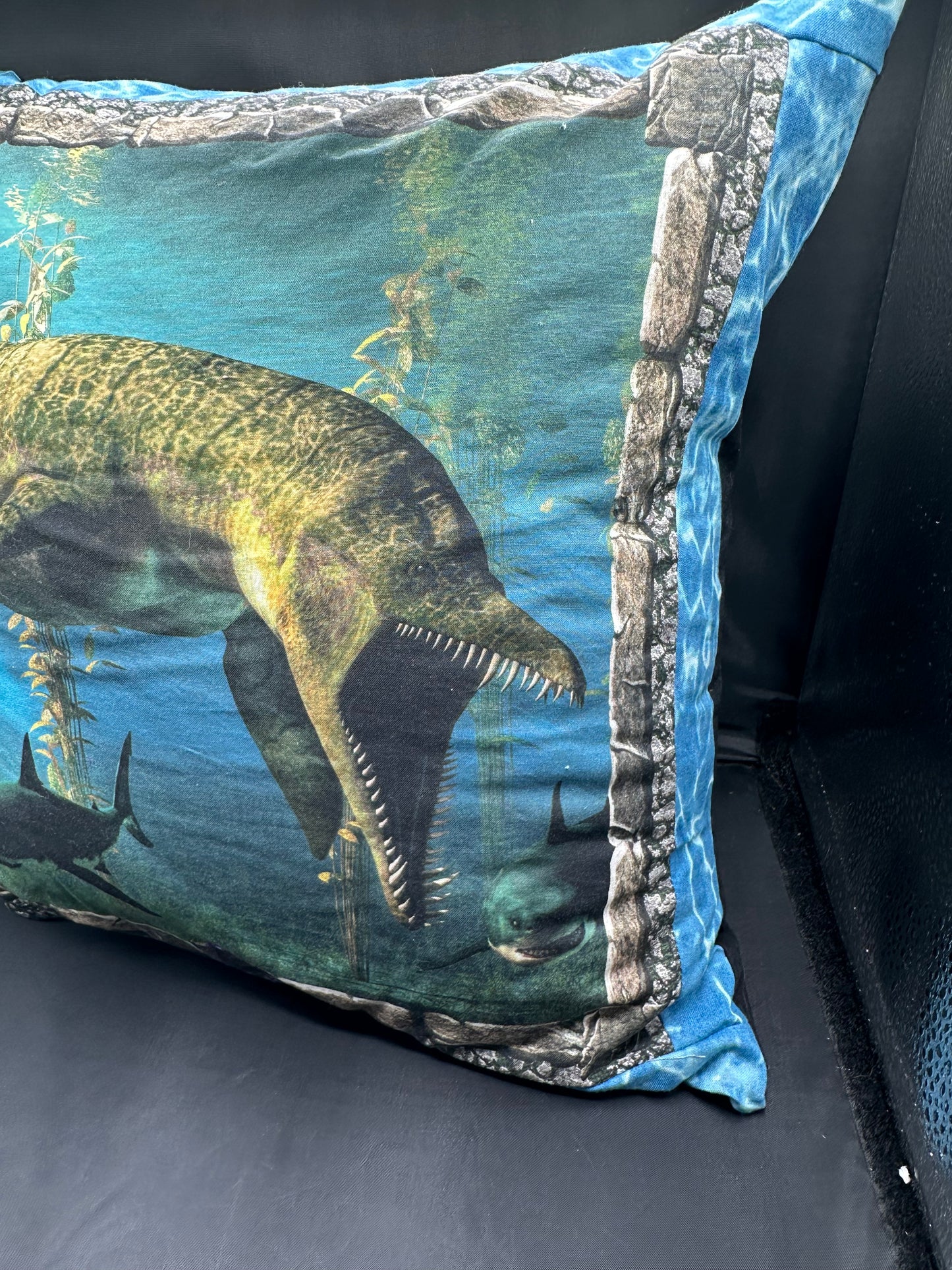Mosasaurus pillow