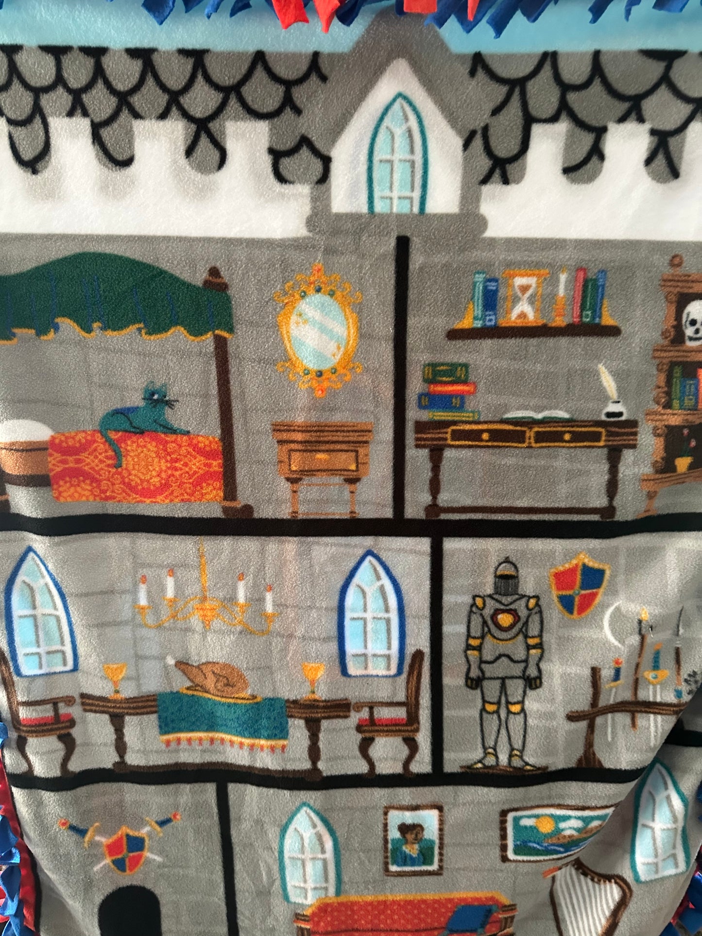 castle fleece blanket