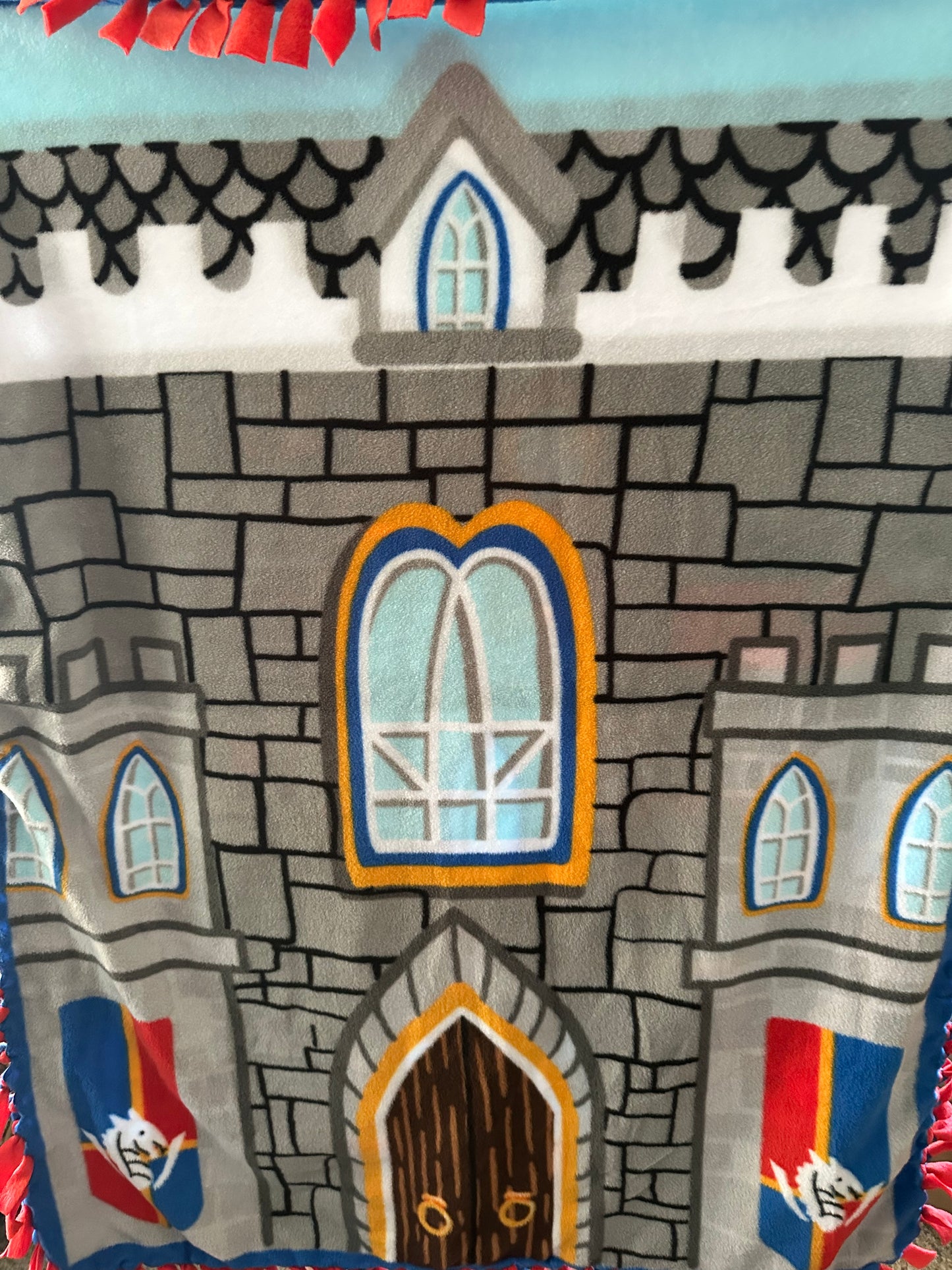 castle fleece blanket
