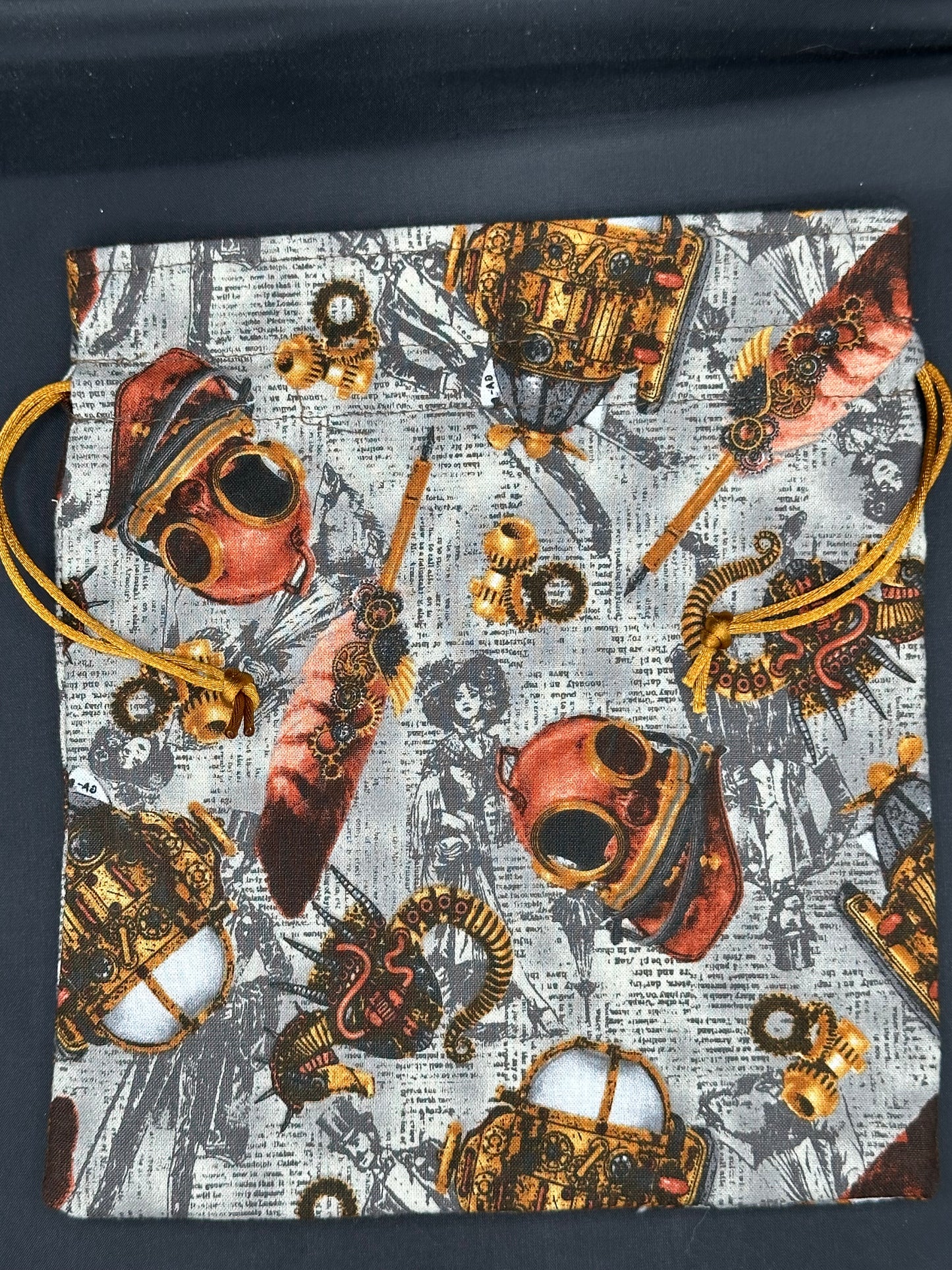steam punk - general draw string bag