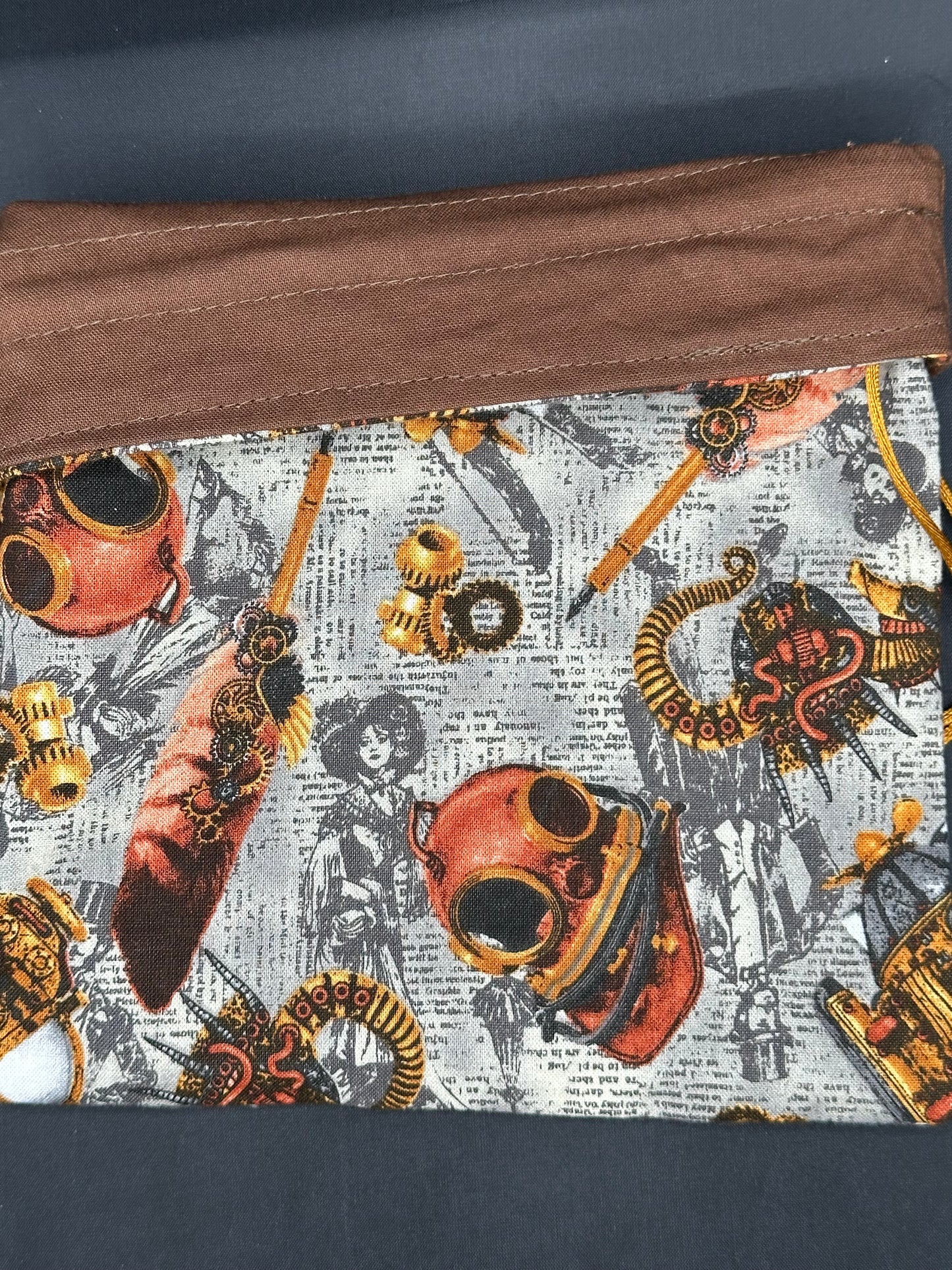steam punk - general draw string bag