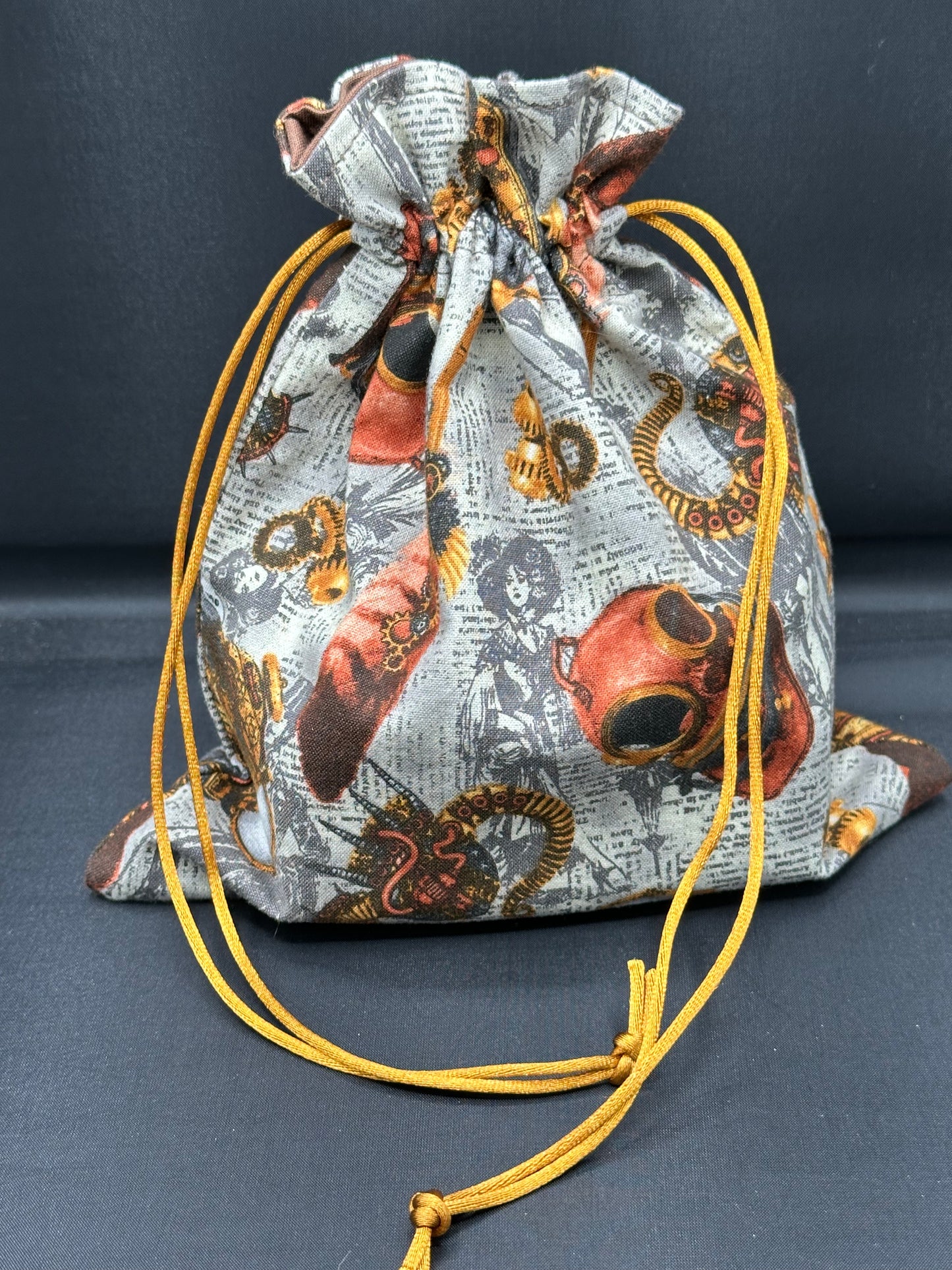 steam punk - general draw string bag