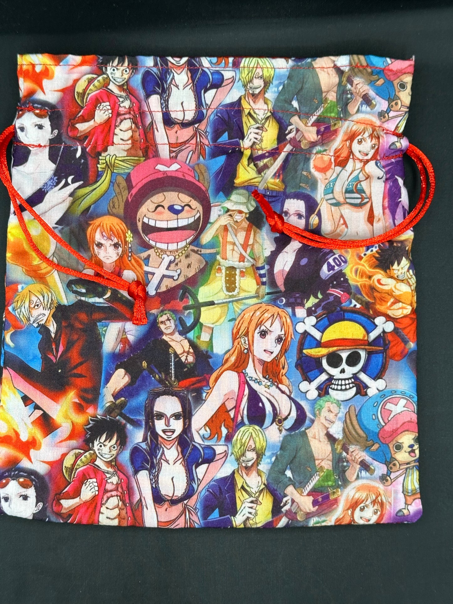 One Piece draw string bag