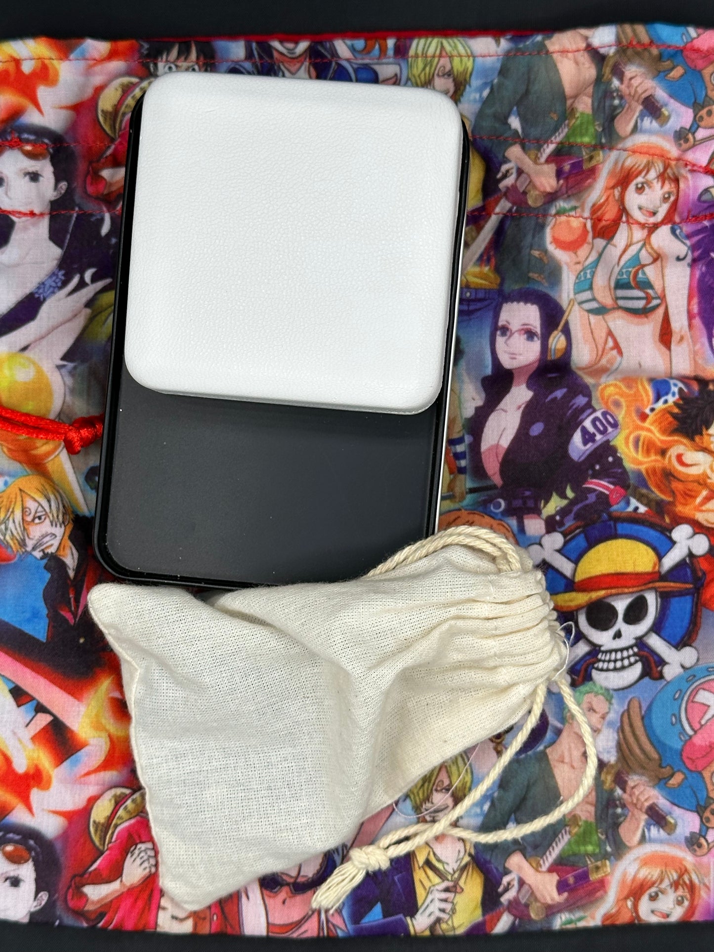 One Piece draw string bag