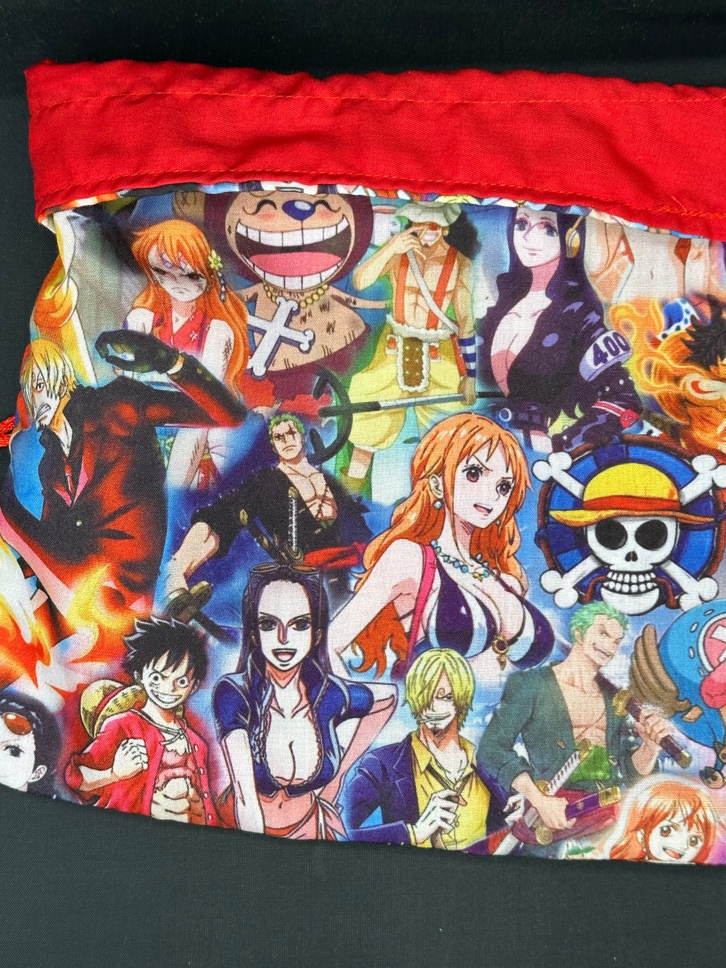 One Piece draw string bag