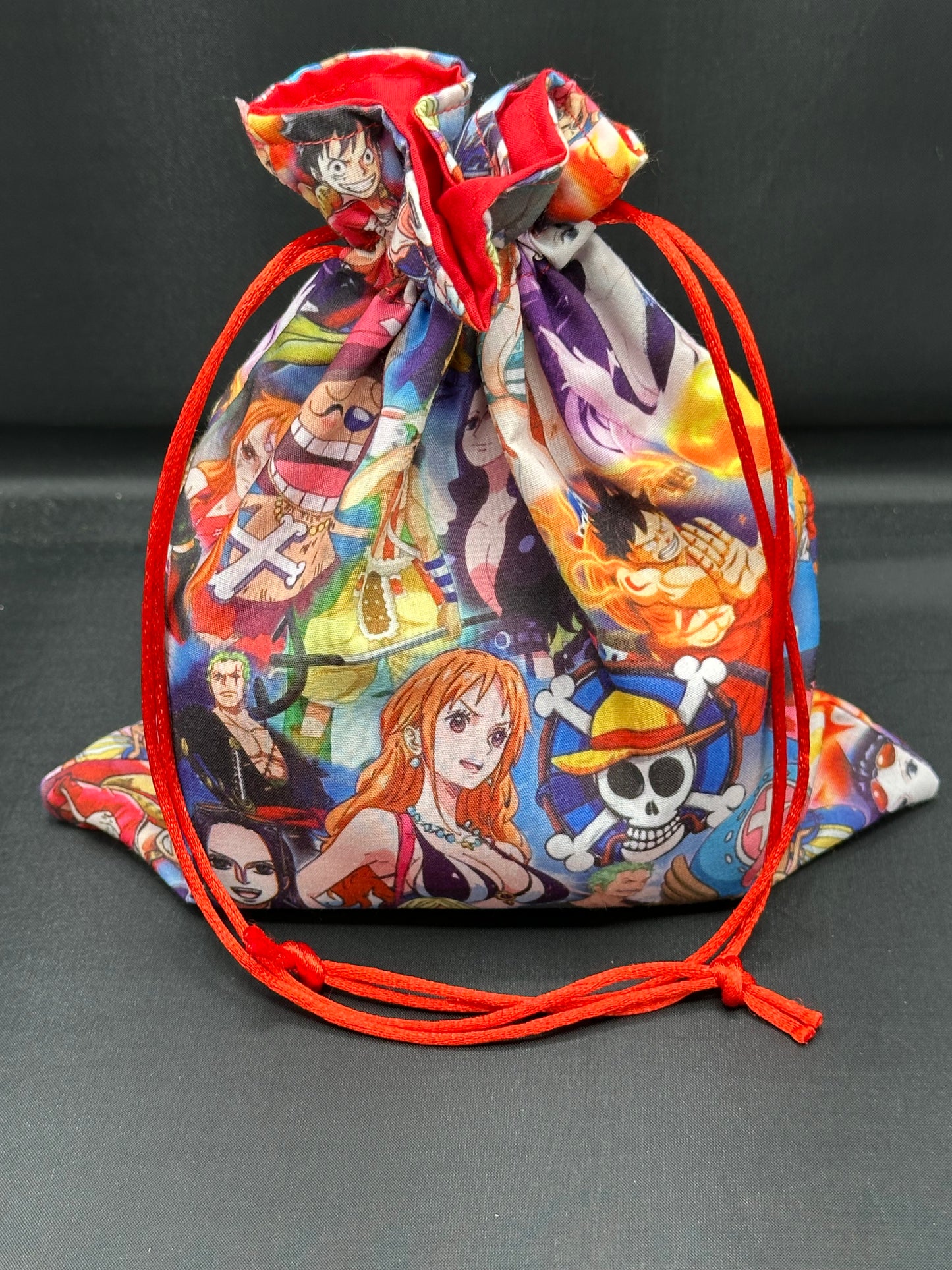 One Piece draw string bag