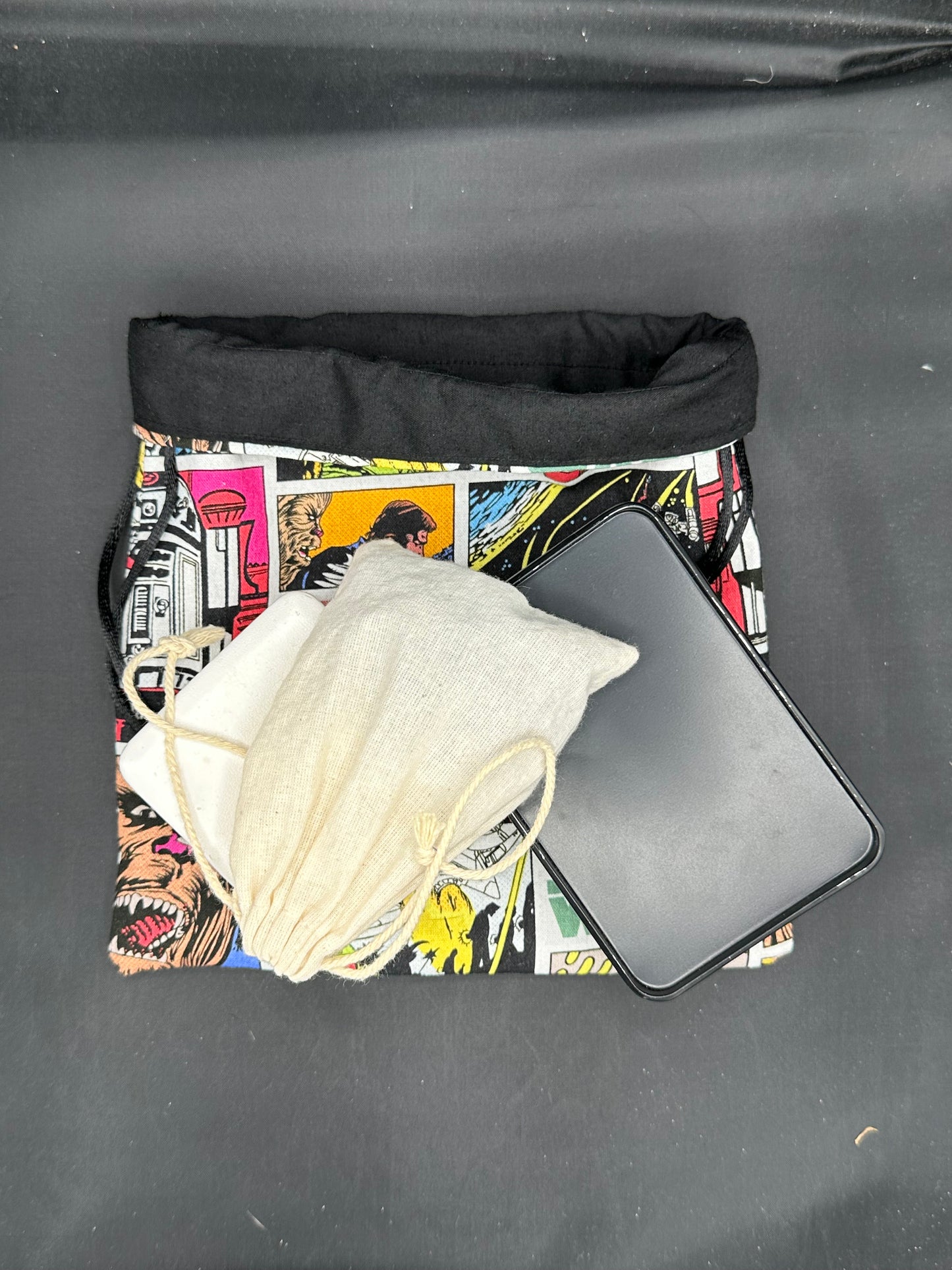 Star wars comics draw string bag
