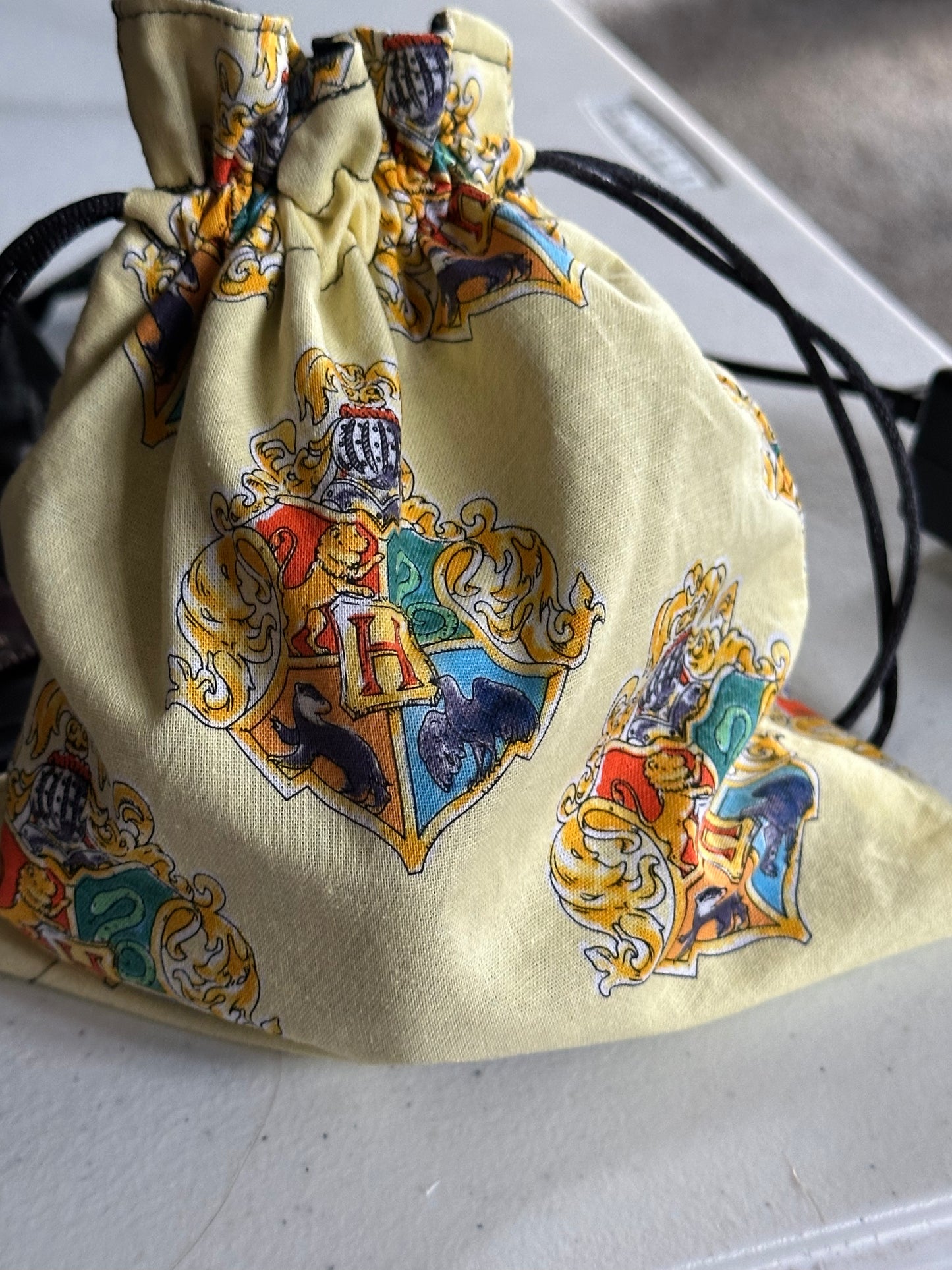 Harry potter crest draw string bag