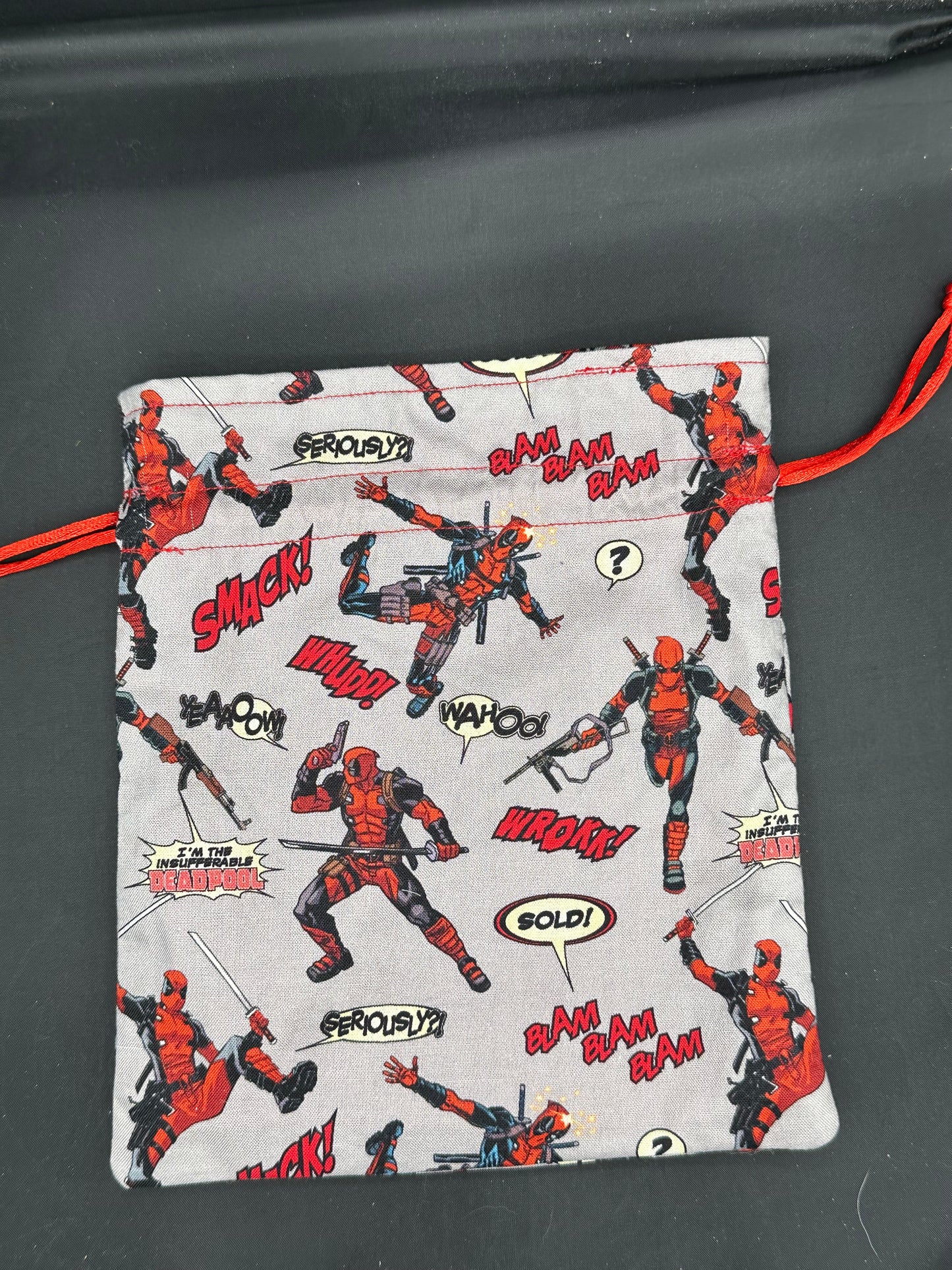Deadpool draw string bag