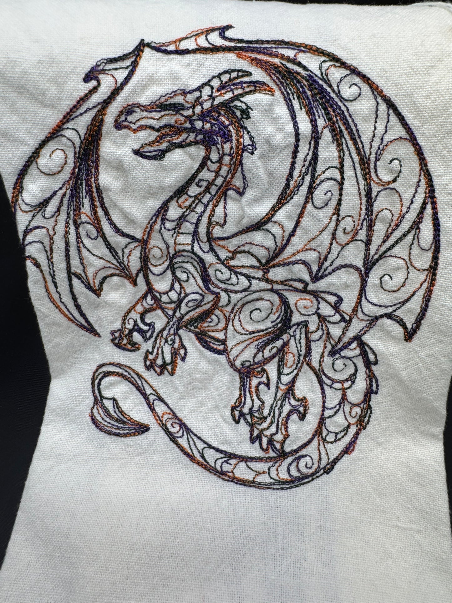 doodle dragon towel