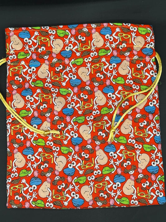 Mr. potato head draw string bag