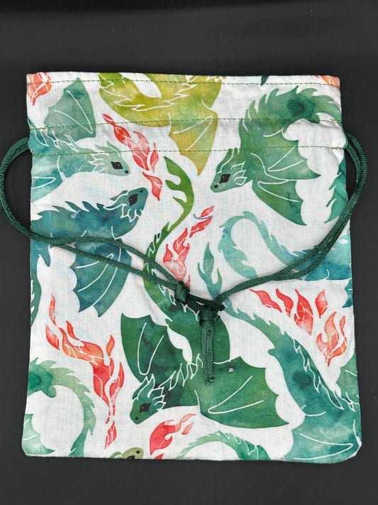 green dragons -  drawstring