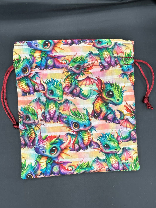 Cute colorful dragons