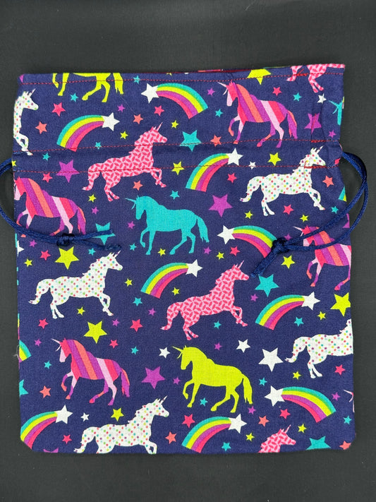unicorns - multi colors draw string