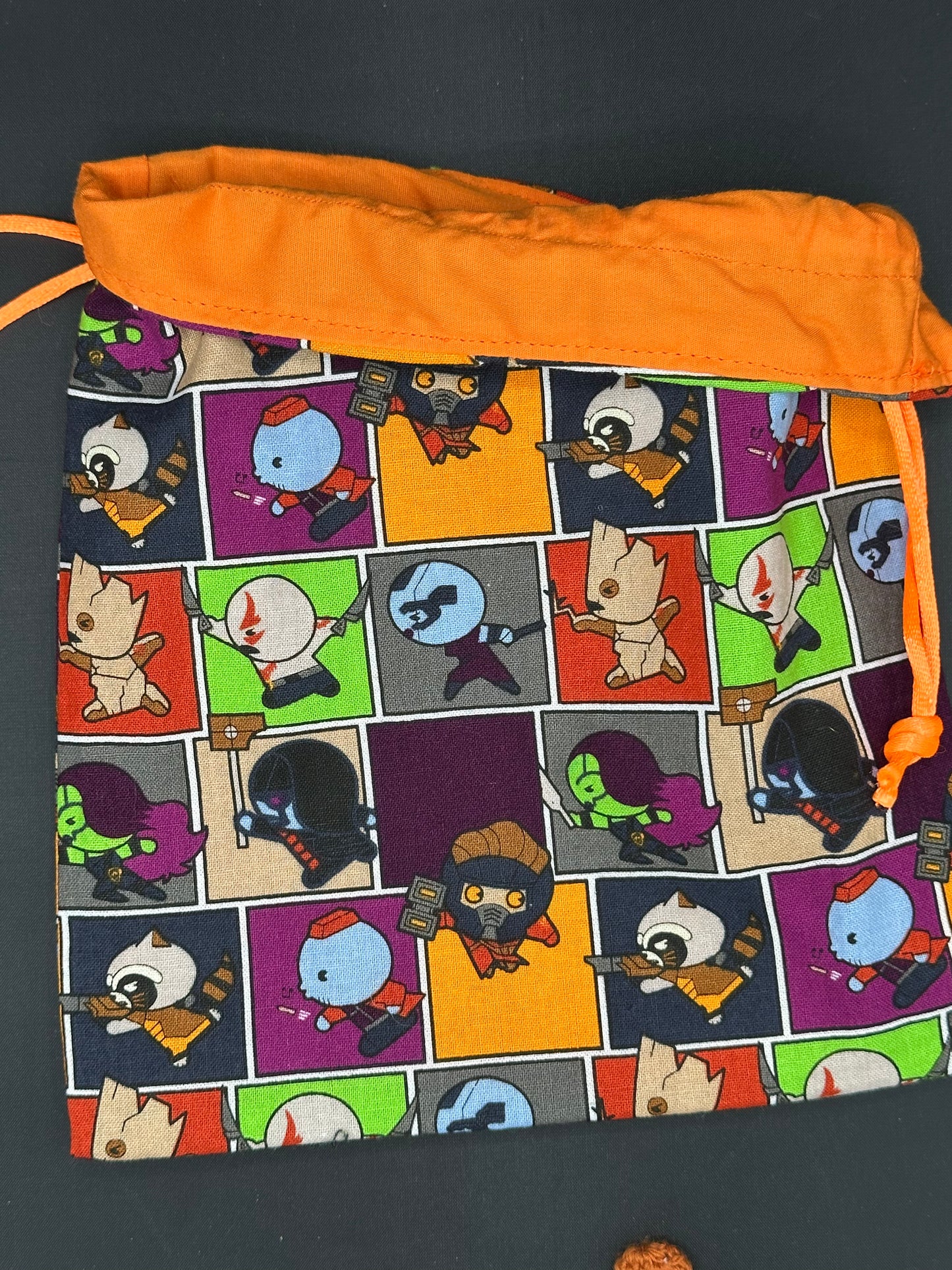 guardians of the galaxy draw string bag