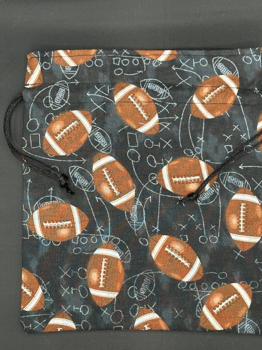 football draw string bag