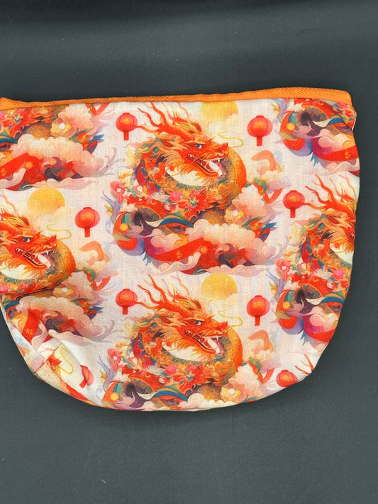 red Chinese dragons
