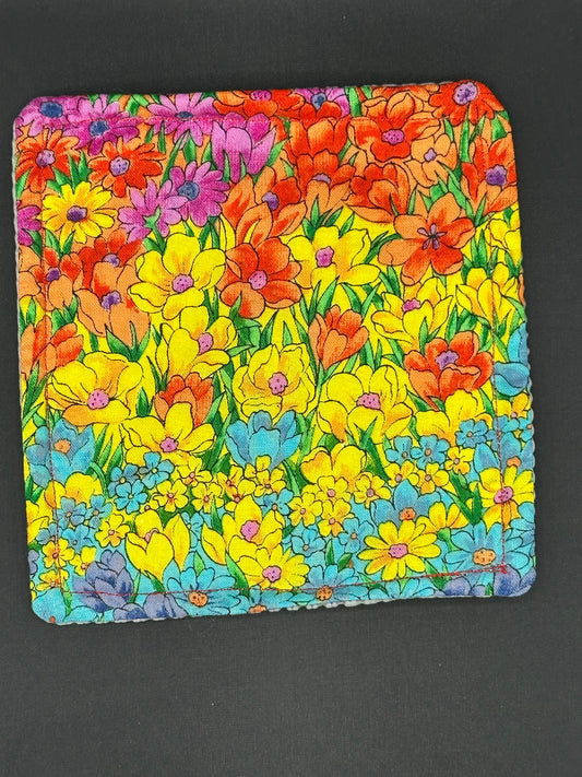 flowers - multi-colored field