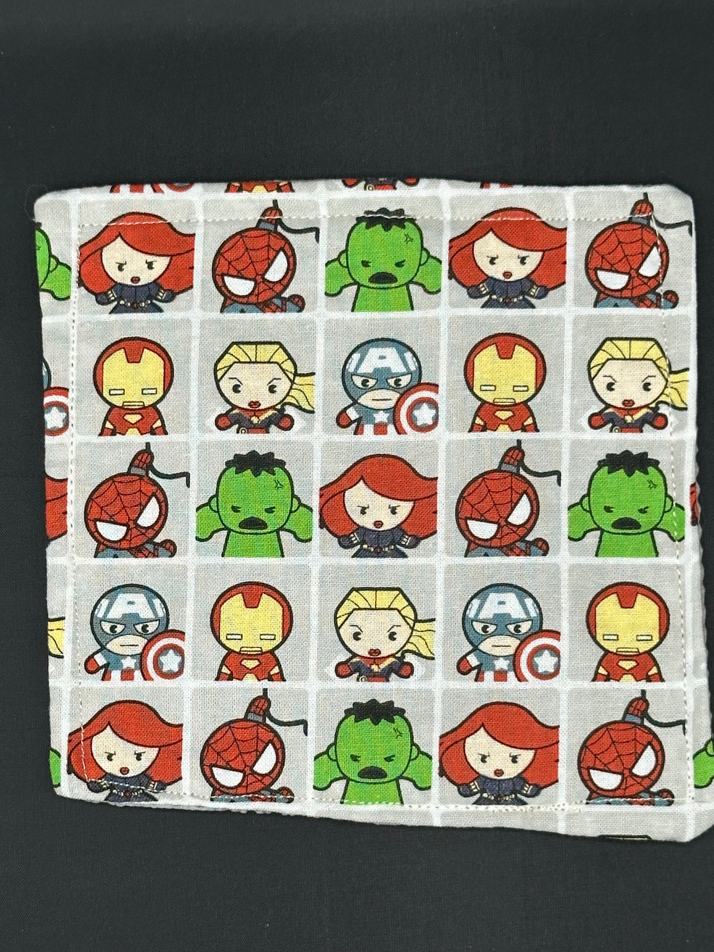 Superheroes pop heads