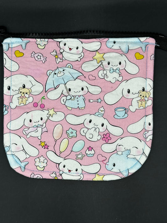 Cinnamon Bunny 7" purse flap