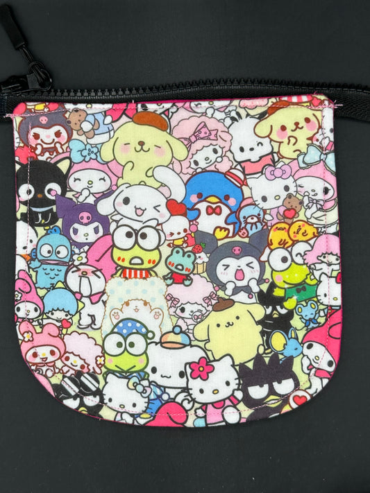 Hello Kitty and friends 7" purse flap