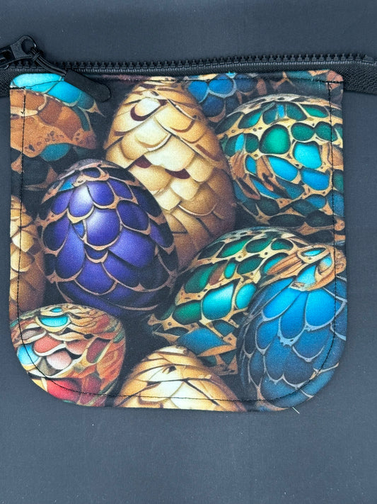 Dragon eggs 7" purse flap