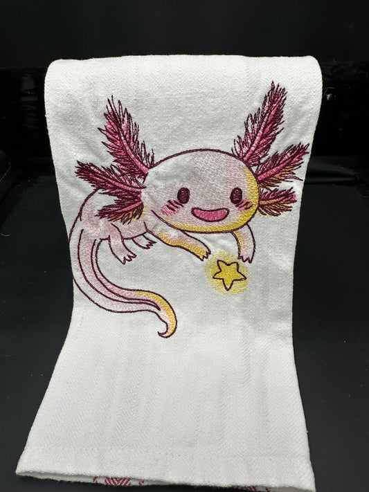 axolotls - pink