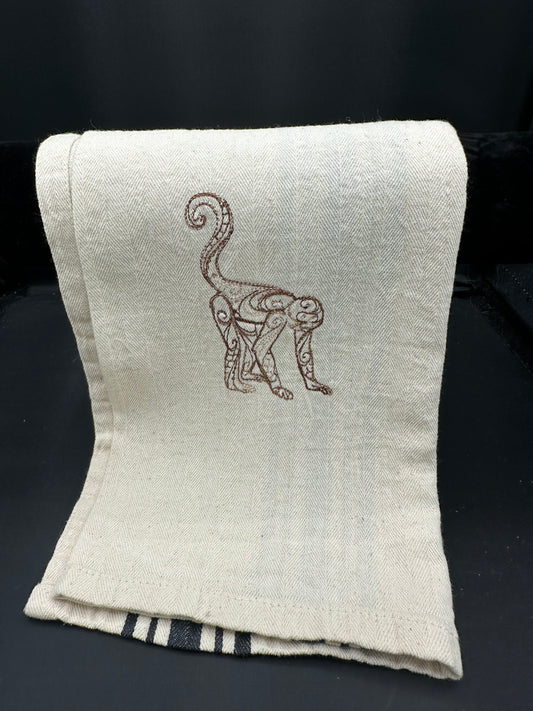 delicate - monkey towel