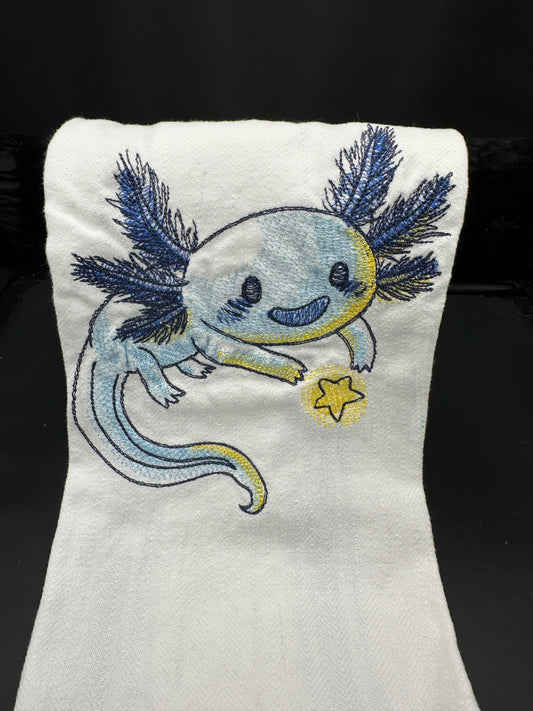 axolotls - blue