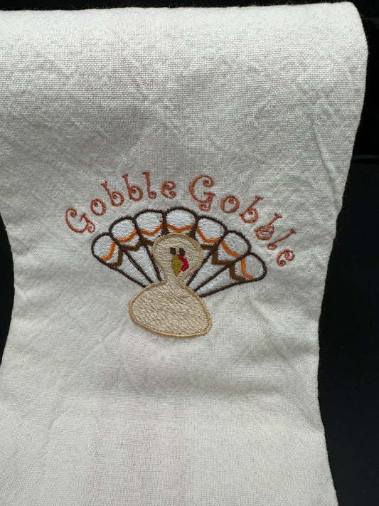 gobble gobble turkey towel