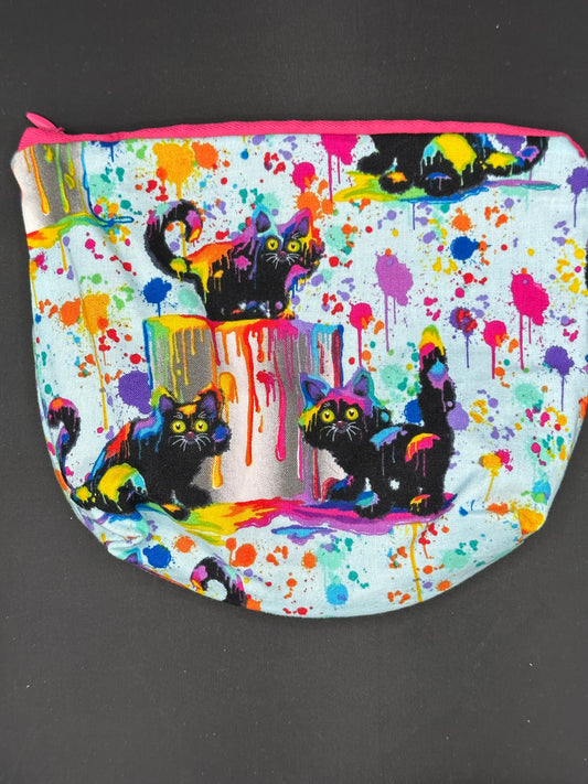 Cats and paint