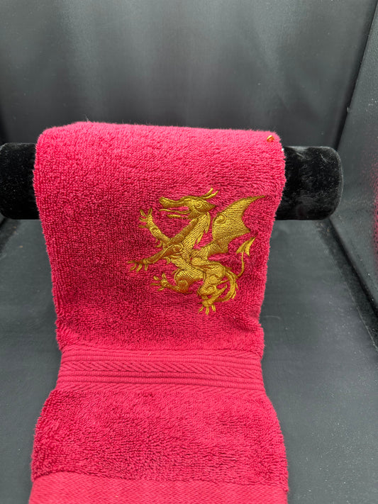 Gold Dragon towel