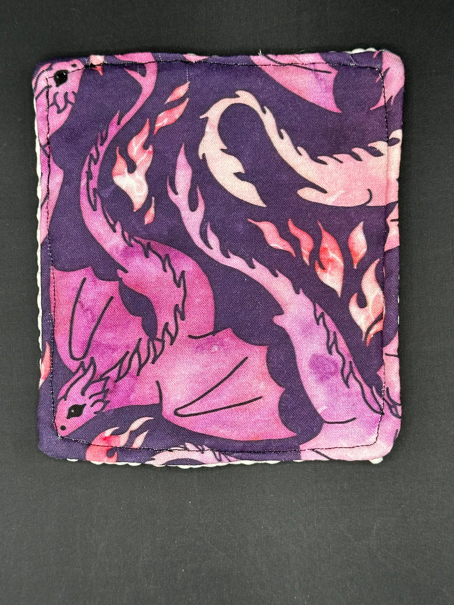 Purple Dragons on dark purple background