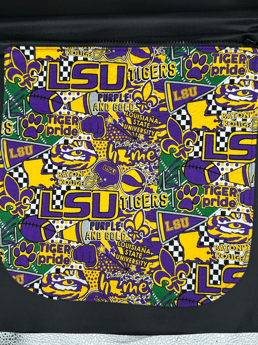 LSU 12" purse flap