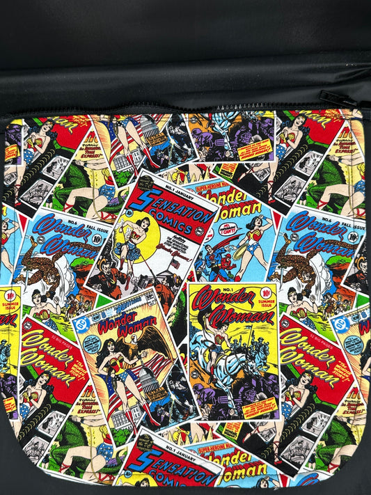 wonder woman - comics 12" purse flap