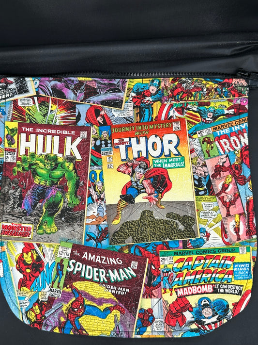 Superhero's - comics 12" purse flap