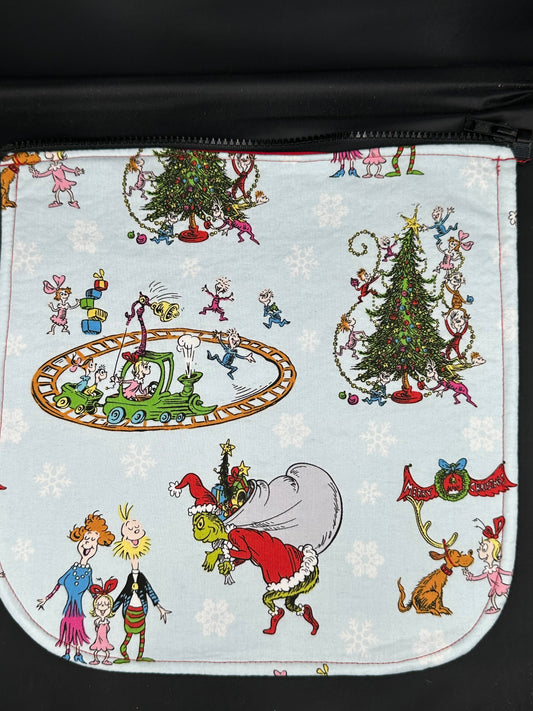 grinch 12" purse flap