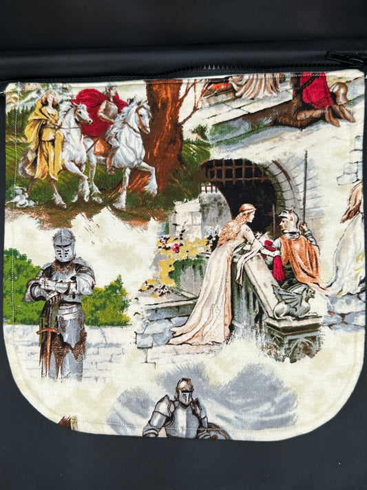 Renaissance scenes  12" purse flap