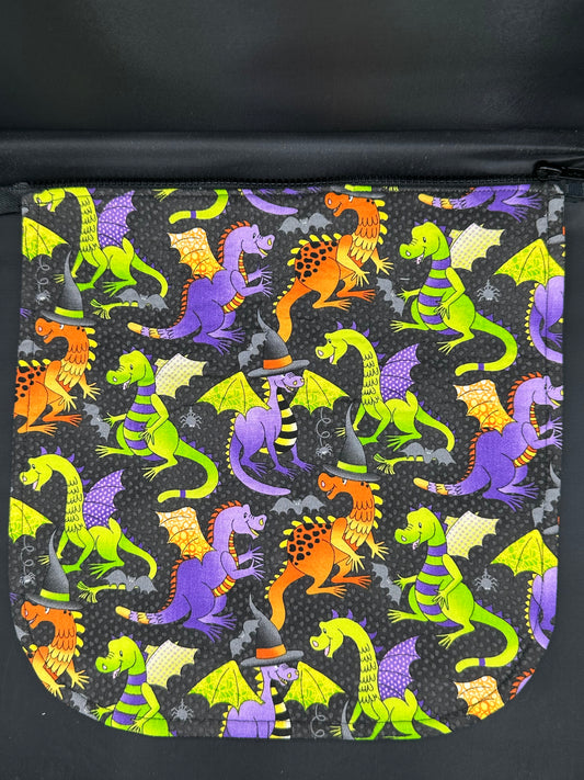 Halloween Dragons 12" purse flap