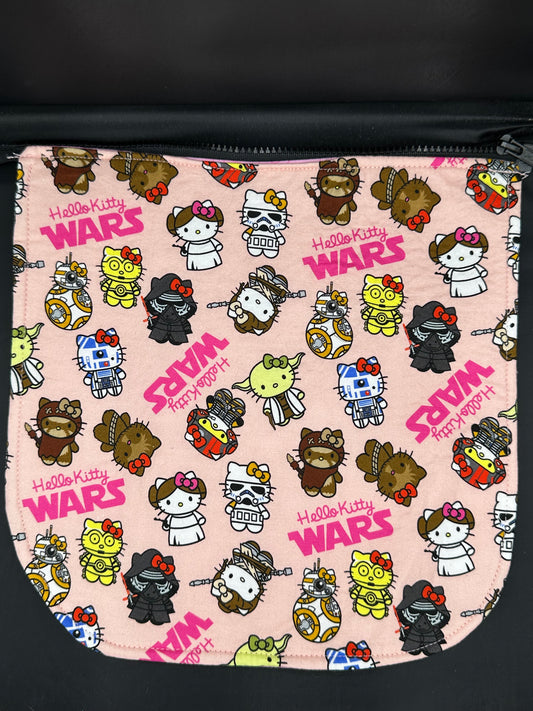 star wars - hello kitty 12" purse flap