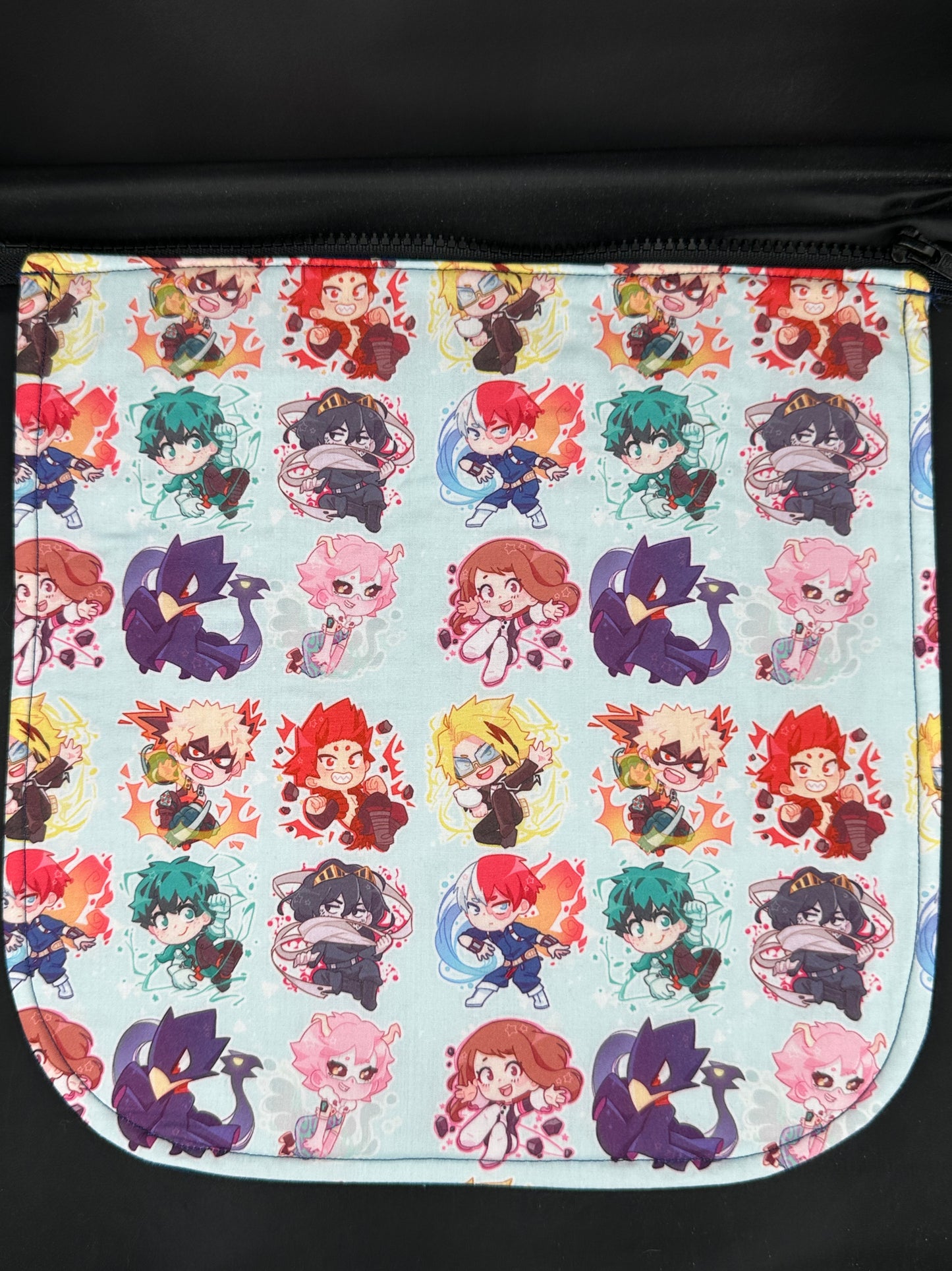 my hero academia - fan art 12" purse flap